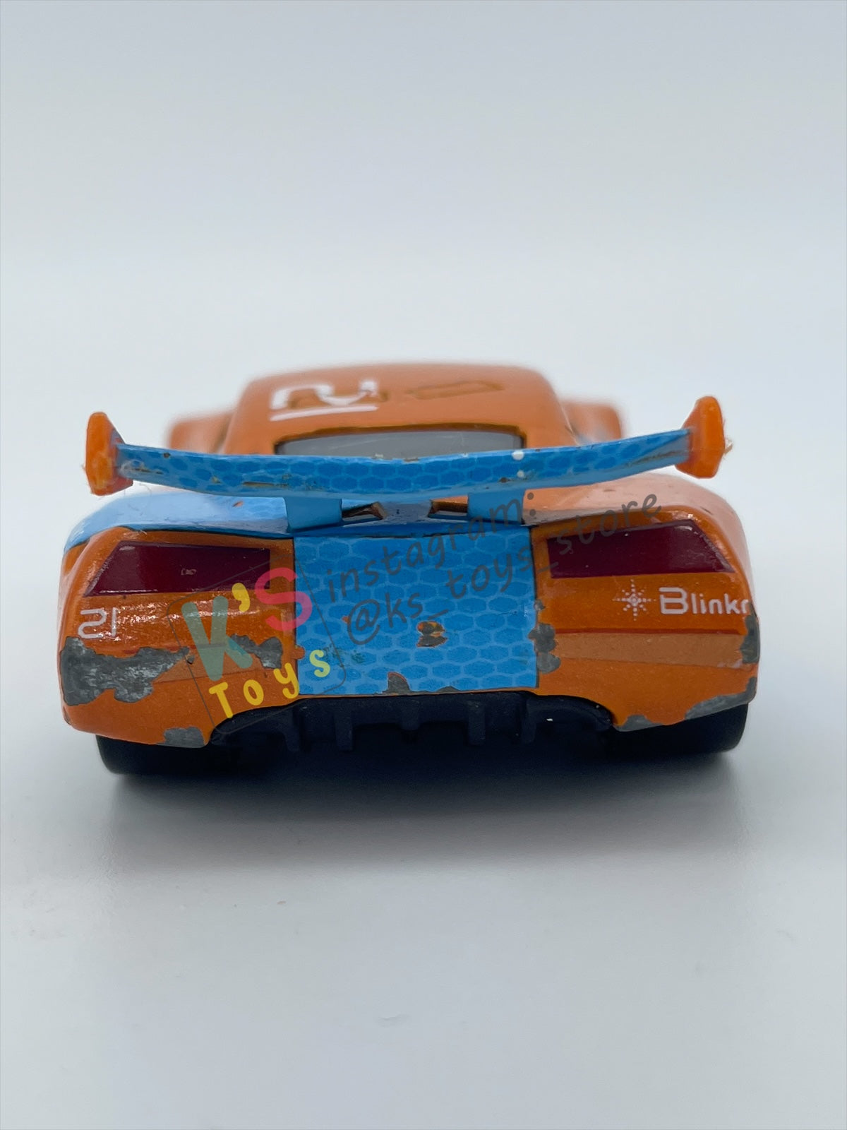PRE-OWNED / LOOSE DISNEY PIXAR CARS - "RYAN “INDISE” LANEY" CARS 3 SERIES - PLAYED CONDITION