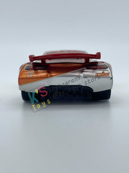 PRE-OWNED / LOOSE DISNEY PIXAR CARS BY MATTEL - "SILVER TIM TREADLESS" - SILVER METALLIC FINISH SERIES - NEAR MINT CONDITION - READ DESCRIPTION!!!!!!!!!!!