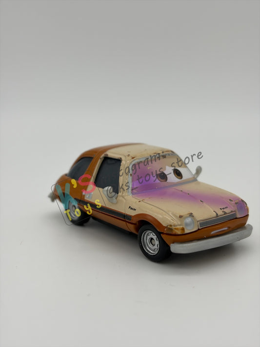 PRE-OWNED / LOOSE DISNEY PIXAR CARS - "TUBBS PACER WITH PAINT SPRAY" CARS 2 LEMONS SERIES - PLAYED CONDITION
