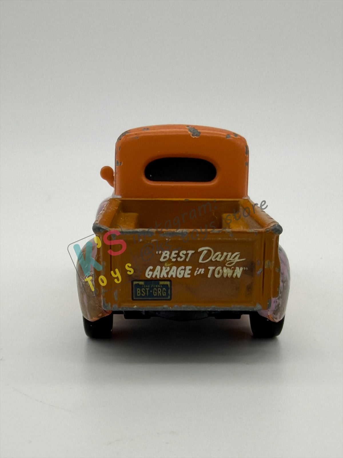 PRE-OWNED / LOOSE DISNEY PIXAR CARS - "SMOKEY (SHORT VARIANT)" CARS 3 THOMASVILLE SERIES - PLAYED CONDITION