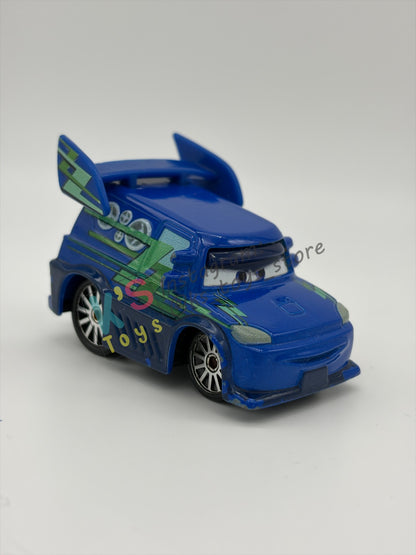 PRE-OWNED / LOOSE DISNEY PIXAR CARS BY MATTEL - "DJ (VARIANT)" CARS SERIES - PLAYED IN GOOD CONDITION - READ DESCRIPTION!!!!!!!!!!