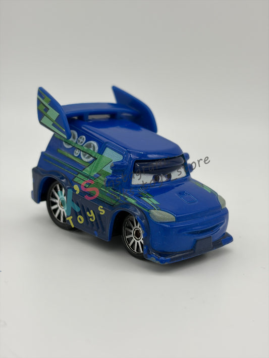 PRE-OWNED / LOOSE DISNEY PIXAR CARS BY MATTEL - "DJ (VARIANT)" CARS SERIES - PLAYED IN GOOD CONDITION - READ DESCRIPTION!!!!!!!!!!