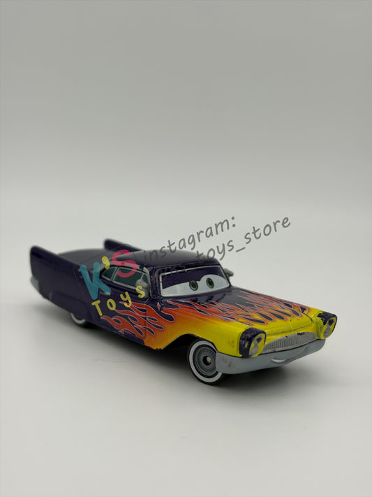 PRE-OWNED / LOOSE DISNEY PIXAR CARS BY MATTEL, "GRETA" - CARS SERIES - PLAYED CONDITION - READ DESCRIPTION!!!!!!!!!!!