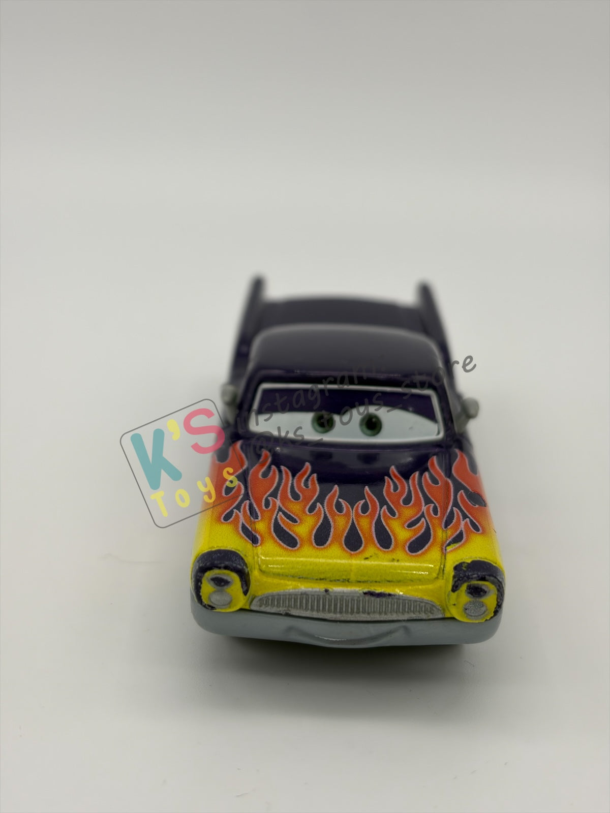 PRE-OWNED / LOOSE DISNEY PIXAR CARS BY MATTEL, "GRETA" - CARS SERIES - PLAYED CONDITION - READ DESCRIPTION!!!!!!!!!!!