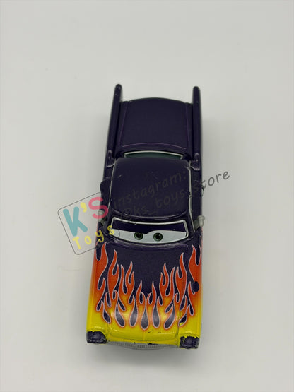 PRE-OWNED / LOOSE DISNEY PIXAR CARS BY MATTEL, "GRETA" - CARS SERIES - PLAYED CONDITION - READ DESCRIPTION!!!!!!!!!!!