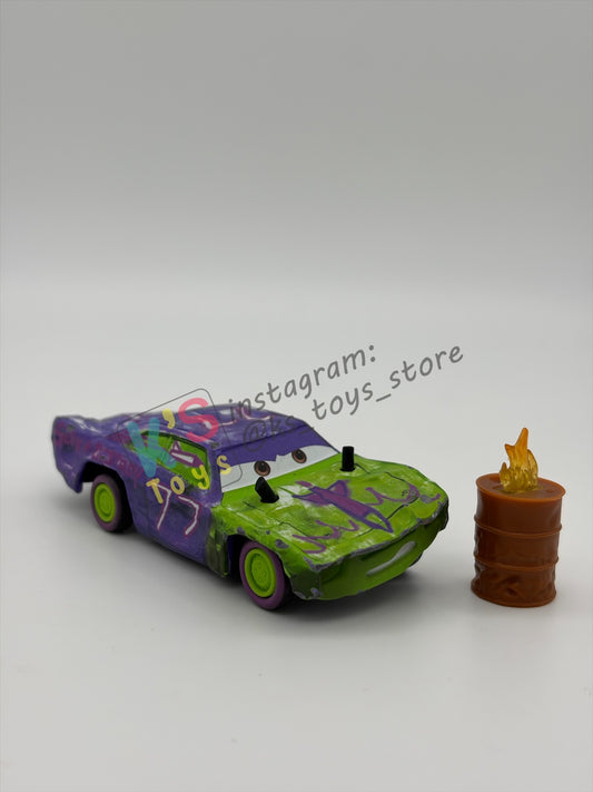 PRE-OWNED / LOOSE DISNEY PIXAR CARS BY MATTEL - "LIABILITY RUBBER TIRES" CARS 3 DEMO DERBY SERIES - NEAR MINT CONDITION - READ DESCRIPTION!!!!!!!!!!