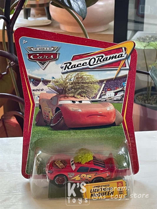 DISNEY PIXAR CARS "TUMBLEWEED LIGHTNING MCQUEEN" RACE ORAMA SERIES- BNIP