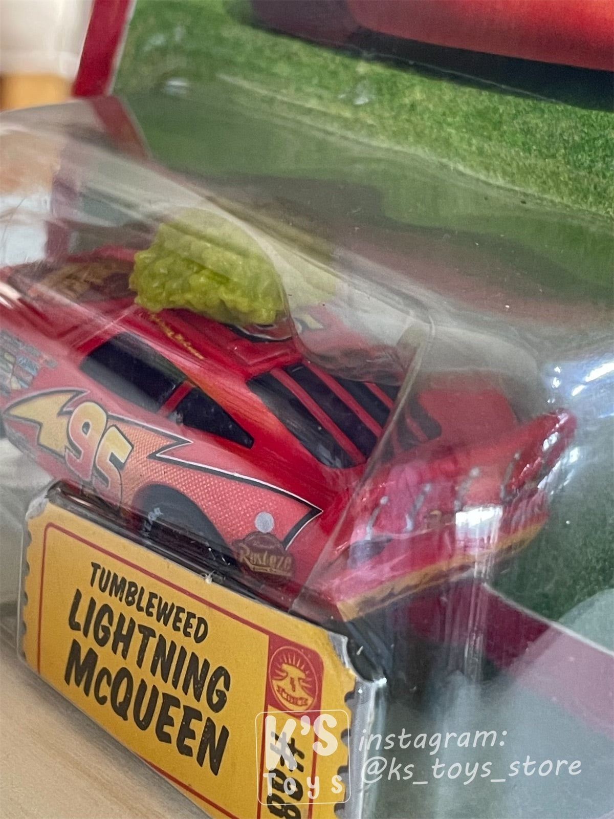 DISNEY PIXAR CARS "TUMBLEWEED LIGHTNING MCQUEEN" RACE ORAMA SERIES- BNIP