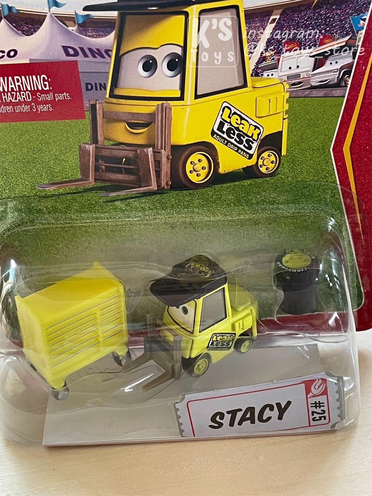 DISNEY PIXAR CARS "STACY" RACE ORAMA - BNIP