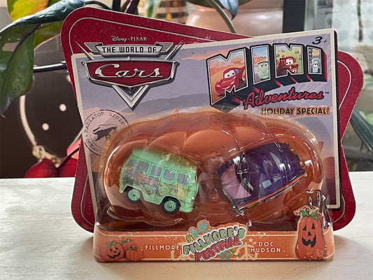 Mini Adventures Special Holiday 2 pack, Disney Pixar Cars - Fillmore and Doc Hudson - Fillmore's Festival - BNIP