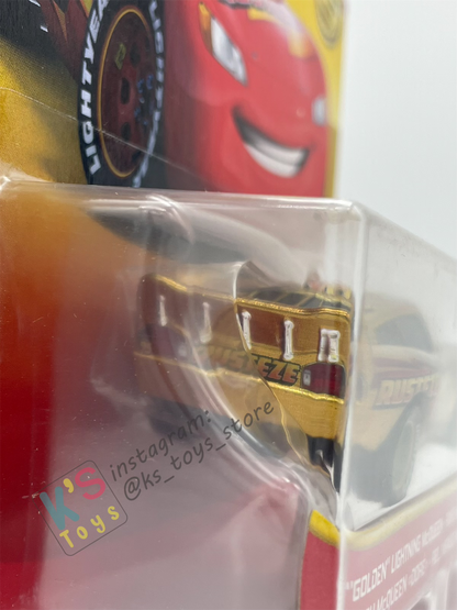 DISNEY PIXAR CARS BY MATTEL "GOLDEN LIGHTNING MCQUEEN" - BNIP