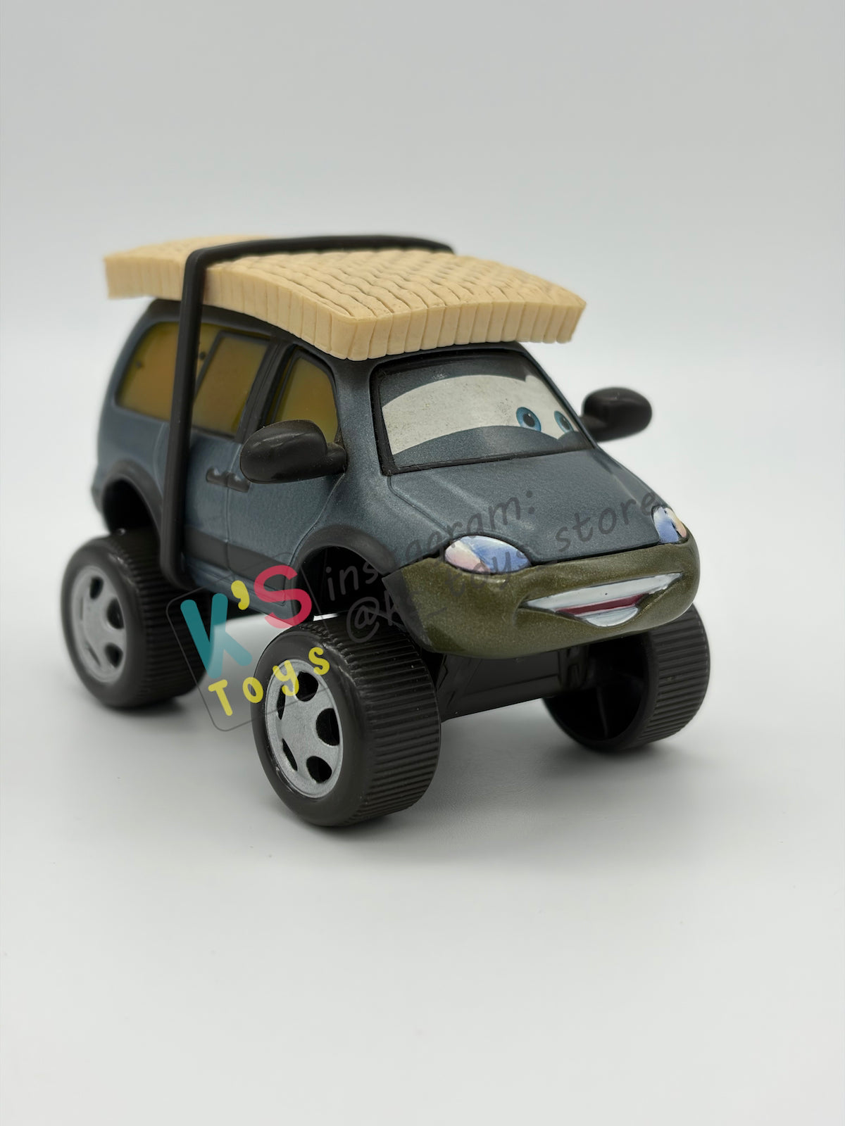 PRE-OWNED / LOOSE DISNEY PIXAR CARS - "LEROY TRAFFIK WITH SNOW TIRES" CARS 1 SERIES - MINT/NEAR MINT CONDITION