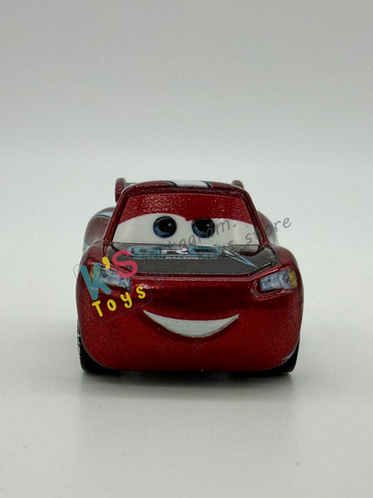 Loose Mini Racers Pixar Disney Cars, GRC Metallic Lightning McQueen - Mint / Near Mint Condition