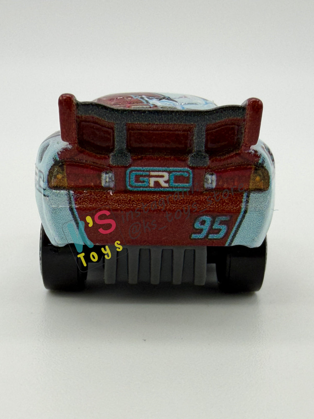 Loose Mini Racers Pixar Disney Cars, GRC Metallic Lightning McQueen - Mint / Near Mint Condition