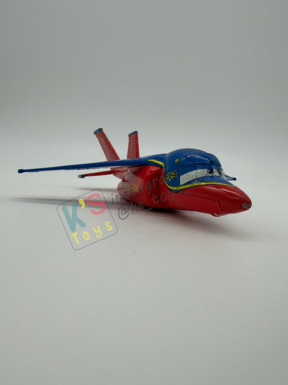 PRE-OWNED / LOOSE DISNEY PIXAR CARS 1:55 BY MATTEL - "FALCON HAWK 1" AIR MATER TAKE FLIGHT SERIES - GOOD CONDITION