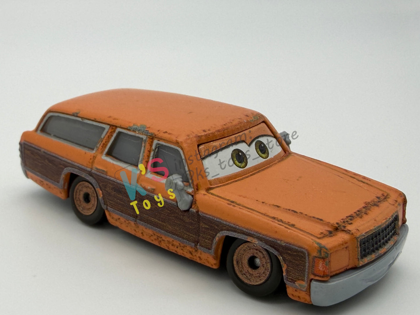 PRE-OWNED / LOOSE DISNEY PIXAR CARS 1:55 BY MATTEL - "BILL REVS" CARS 3 THE COPPER PIN SERIES - GOOD CONDITION