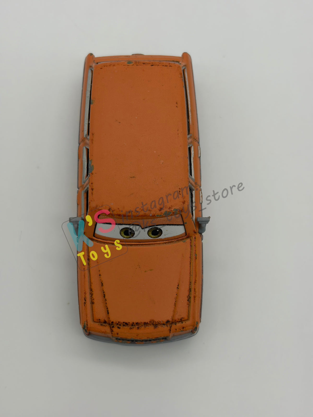 PRE-OWNED / LOOSE DISNEY PIXAR CARS 1:55 BY MATTEL - "BILL REVS" CARS 3 THE COPPER PIN SERIES - GOOD CONDITION