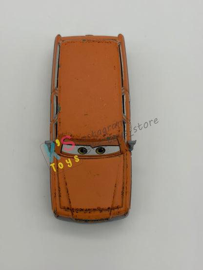 PRE-OWNED / LOOSE DISNEY PIXAR CARS 1:55 BY MATTEL - "BILL REVS" CARS 3 THE COPPER PIN SERIES - GOOD CONDITION