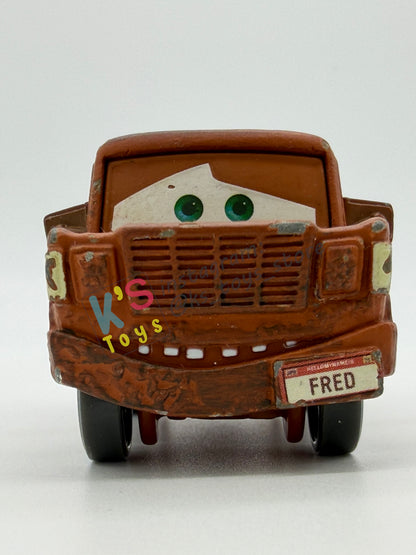 PRE-OWNED / LOOSE DISNEY PIXAR CARS 1:55 BY MATTEL - "FRED (BIG SIZE)" CARS SERIES - GOOD CONDITION