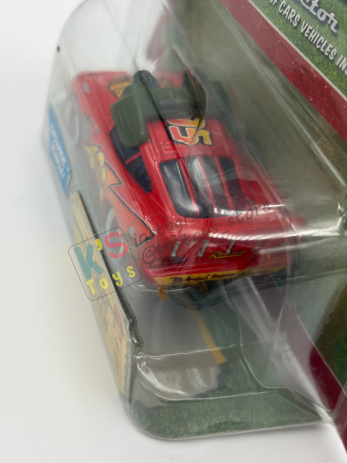 DISNEY PIXAR CARS BY MATTEL 1:55, "NIGHT VISION LIGHTNING MCQUEEN" INCLUDED 2009 COLLECTOR GUIDE - BNIP