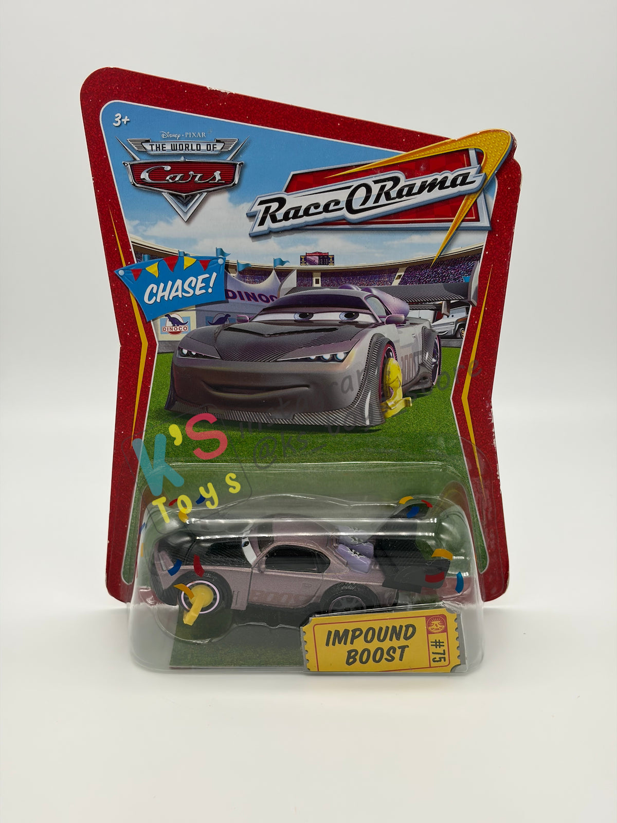 DISNEY PIXAR CARS BY MATTEL 1:55 - IMPOUND BOOST - RACE ORAMA CHASE SERIES - BNIP