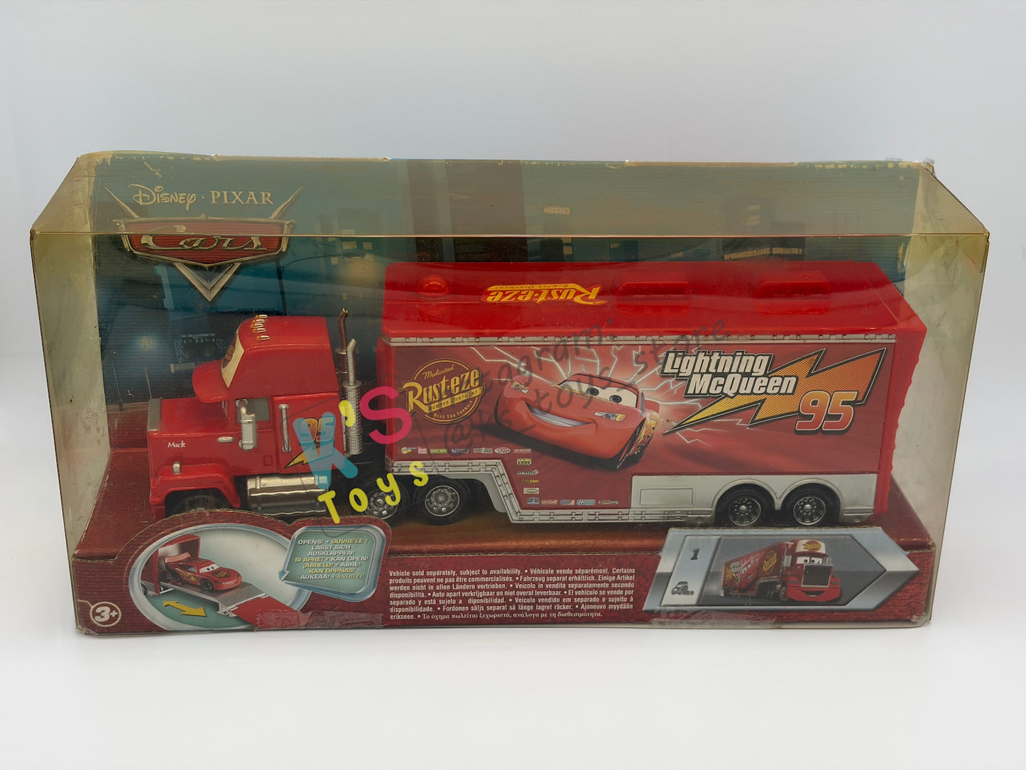 HAULERS DISNEY CARS BY MATTEL, "MACK CARS 1 HAULERS" - CARS SERIES - BNIP (BLISTER IS YELLOWING)