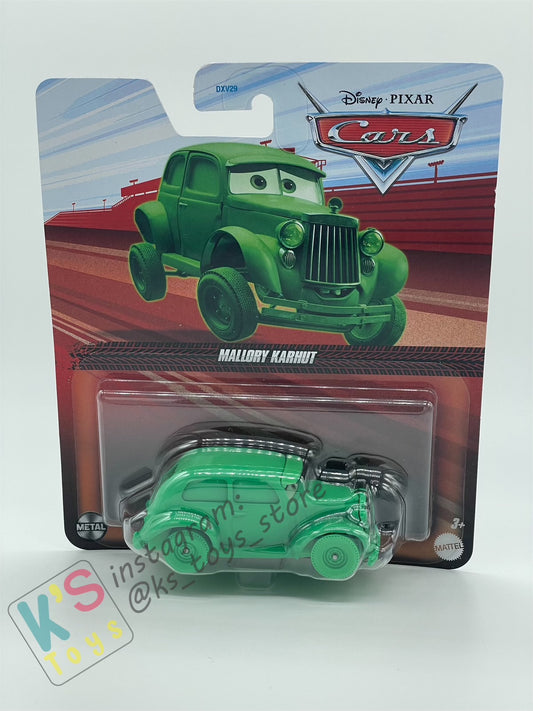 DISNEY PIXAR CARS BY MATTEL, MALLORY KARHUT - 2024 RE-RELEASED - BNIP