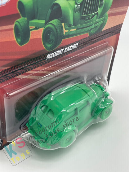 DISNEY PIXAR CARS BY MATTEL, MALLORY KARHUT - 2024 RE-RELEASED - BNIP
