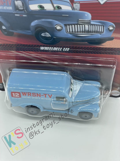 DISNEY PIXAR CARS 1:55 BY MATTEL, "WHEELDELL  LEE" - 2024 RE-RELEASED VERSION - BNIP