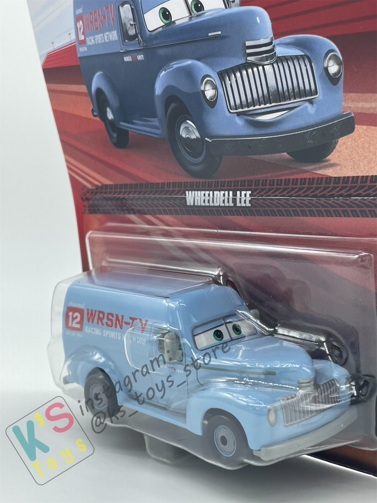 DISNEY PIXAR CARS 1:55 BY MATTEL, "WHEELDELL  LEE" - 2024 RE-RELEASED VERSION - BNIP