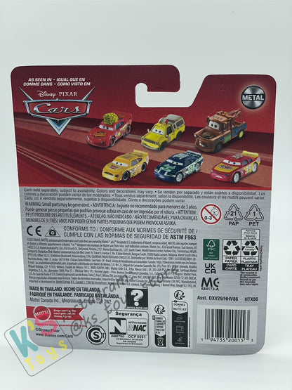DISNEY PIXAR CARS BY MATTEL, MATER WITH SIGN - 2024 RE-RELEASED - BNIP