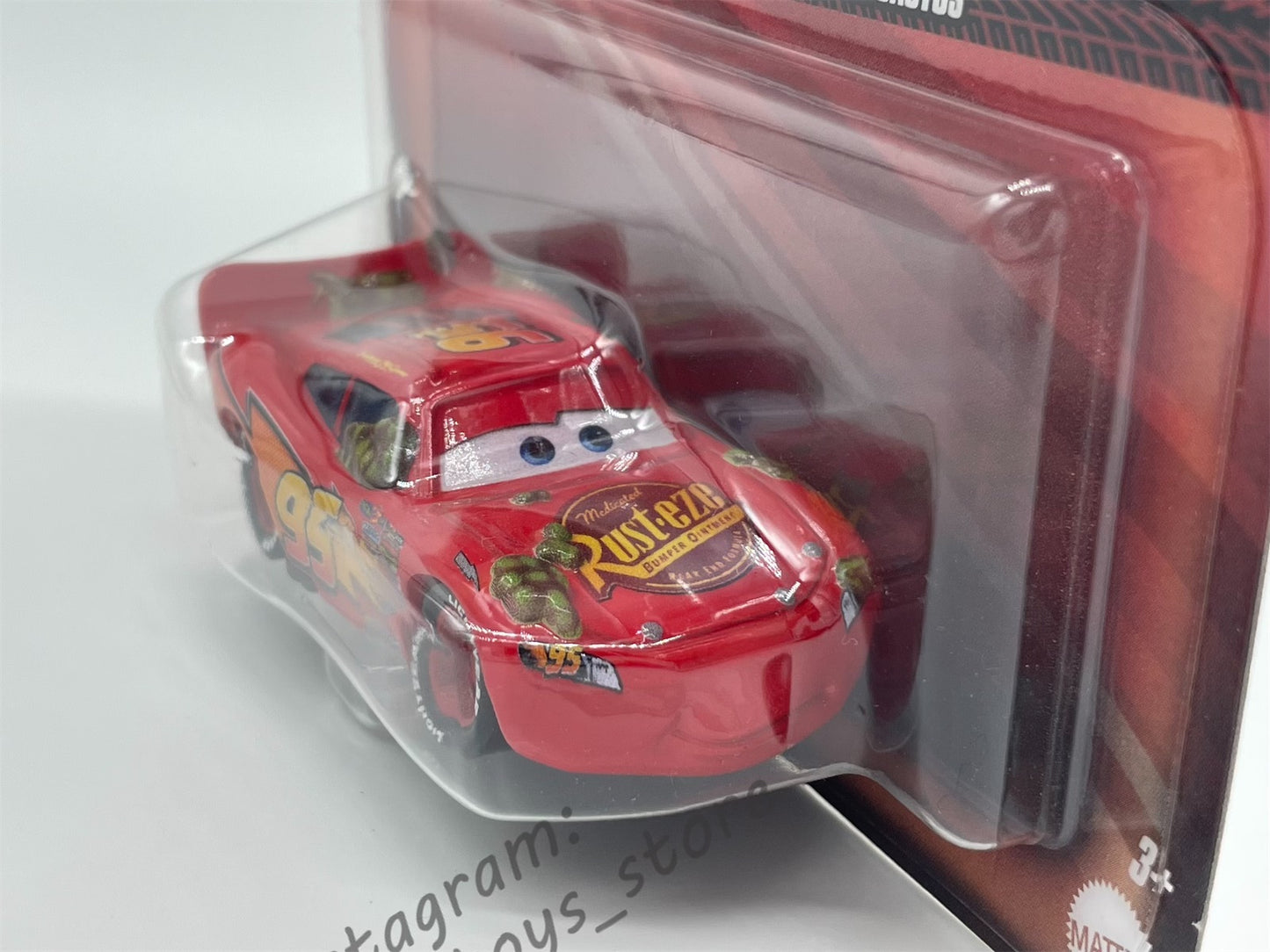 Disney Pixar Cars by MATTEL, CACTUS LIGHTNING MCQUEEN (WITH RUST-EZE STICKER) - 2024 RE-RELEASED - BNIP