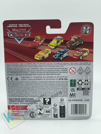 Disney Pixar Cars by MATTEL, CACTUS LIGHTNING MCQUEEN (WITH RUST-EZE STICKER) - 2024 RE-RELEASED - BNIP