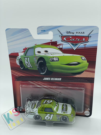 DISNEY PIXAR CARS BY MATTEL, JAMES CLEANAIR - 2024 RE-RELEASED - BNIP