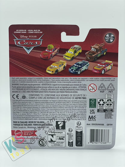 DISNEY PIXAR CARS BY MATTEL, JAMES CLEANAIR - 2024 RE-RELEASED - BNIP