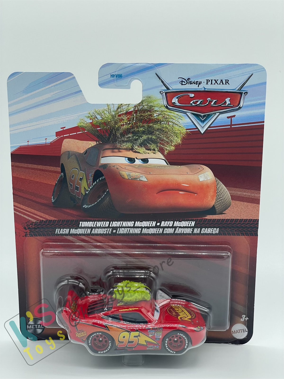 Disney Pixar Cars by MATTEL, TUMBLEWEED LIGHTNING MCQUEEN - 2023/2024 RE-RELEASED - BNIP