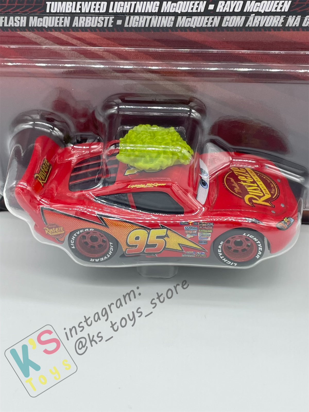 Disney Pixar Cars by MATTEL, TUMBLEWEED LIGHTNING MCQUEEN - 2023/2024 RE-RELEASED - BNIP