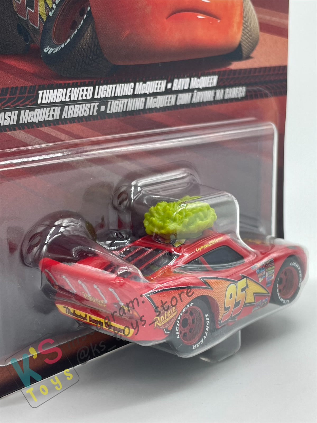 Disney Pixar Cars by MATTEL, TUMBLEWEED LIGHTNING MCQUEEN - 2023/2024 RE-RELEASED - BNIP
