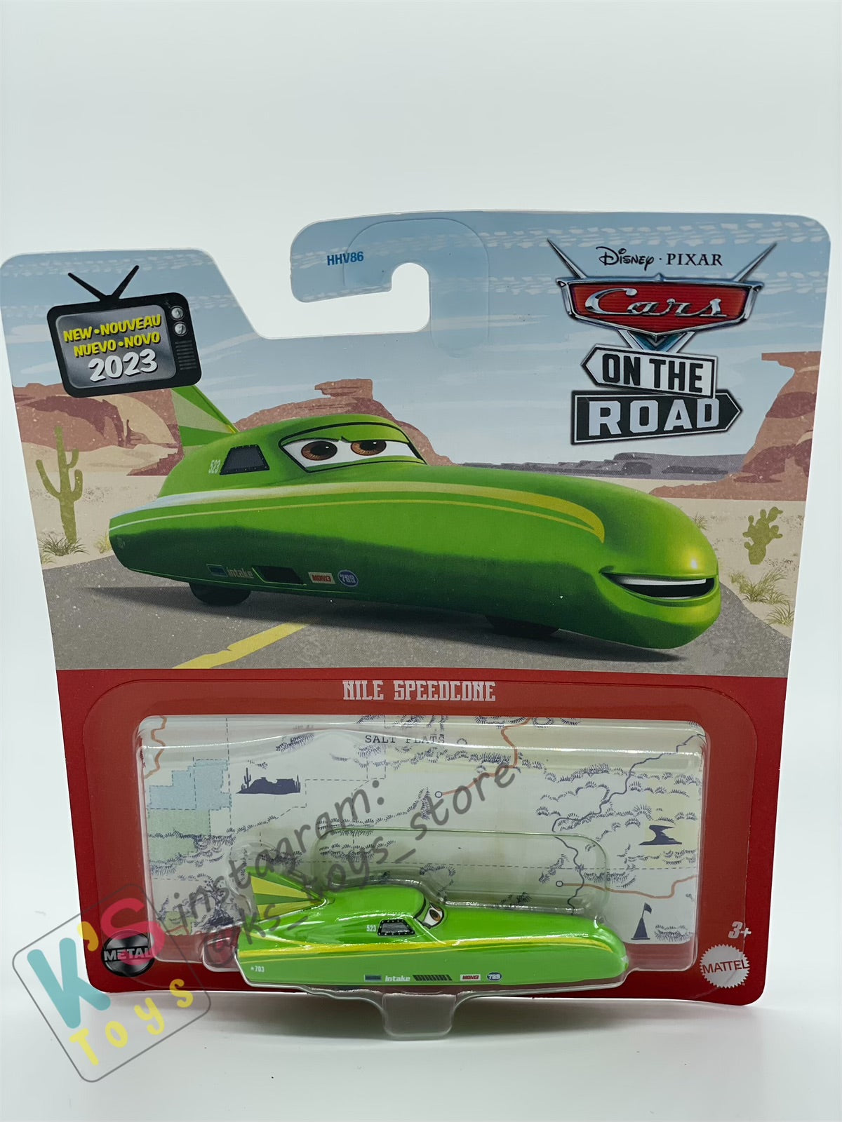 DISNEY PIXAR CARS BY MATTEL - "NILE SPEEDCONE"  2023 NEW RELEASE - BNIP