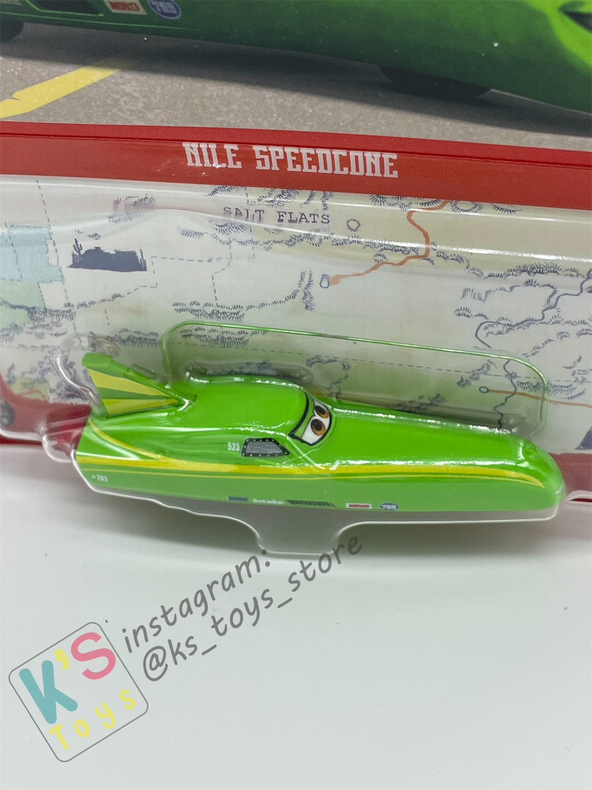 DISNEY PIXAR CARS BY MATTEL - "NILE SPEEDCONE"  2023 NEW RELEASE - BNIP