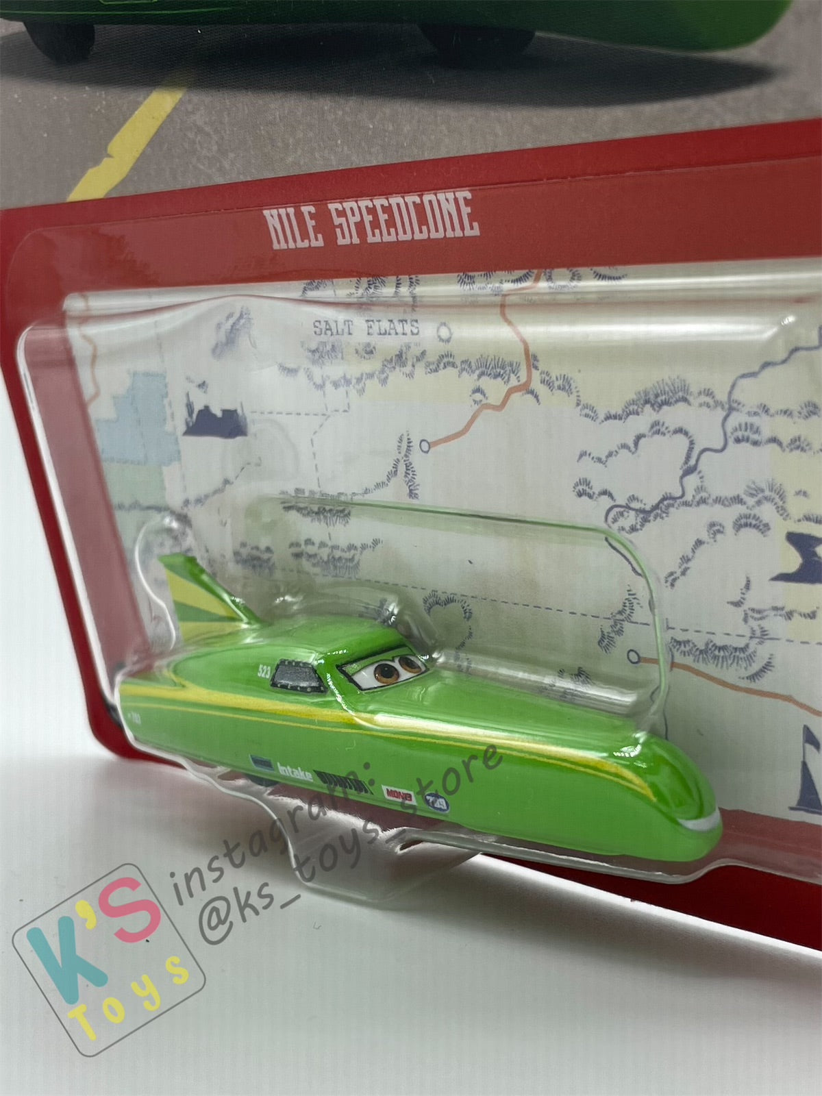 DISNEY PIXAR CARS BY MATTEL - "NILE SPEEDCONE"  2023 NEW RELEASE - BNIP