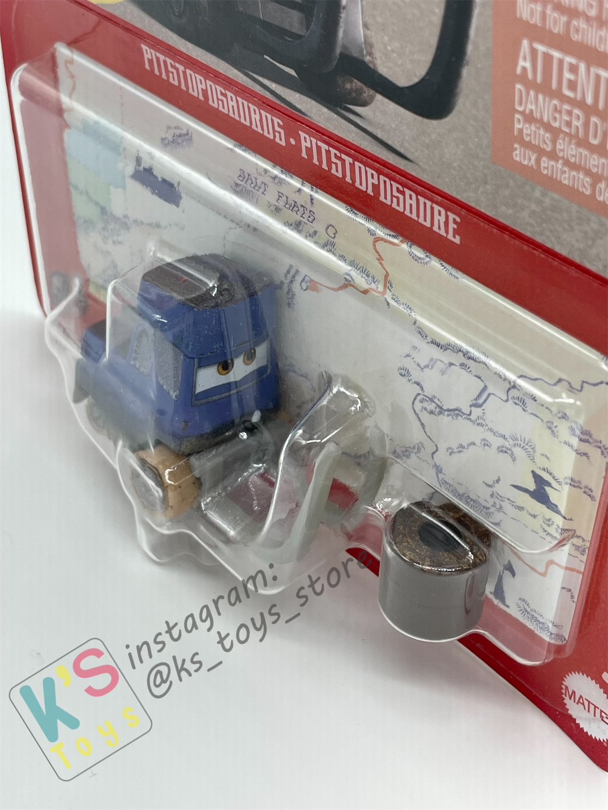 DISNEY PIXAR CARS BY MATTEL - "PITSTOPOSAURUS" CARS ON THE ROAD SERIES CARS 3 - 2023 NEW RELEASE- BNIP