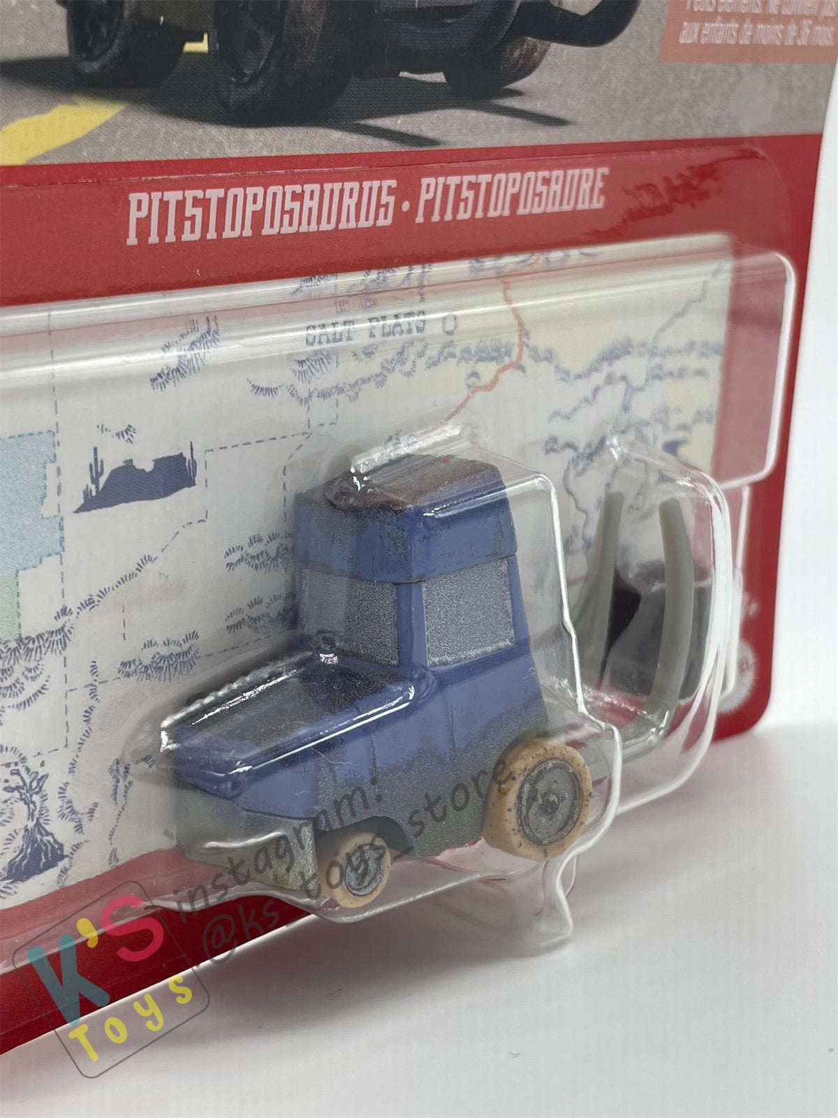 DISNEY PIXAR CARS BY MATTEL - "PITSTOPOSAURUS" CARS ON THE ROAD SERIES CARS 3 - 2023 NEW RELEASE- BNIP