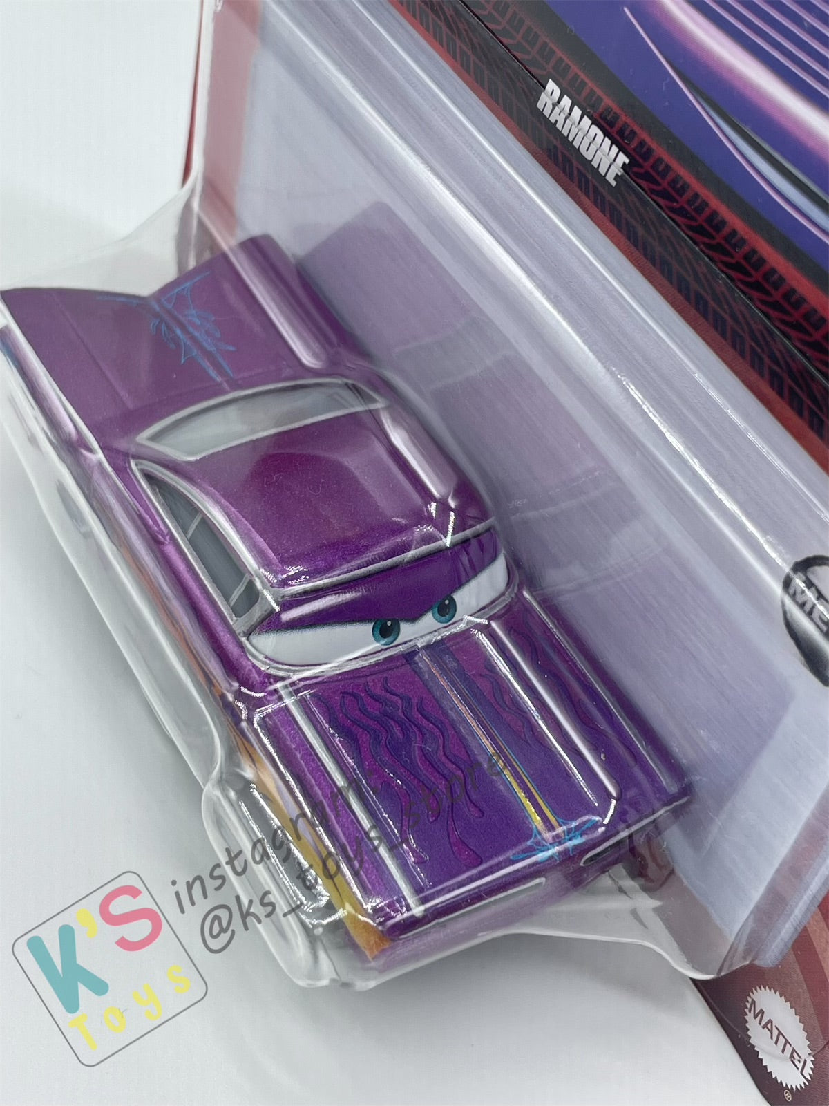DISNEY PIXAR CARS BY MATTEL, PURPLE RAMONE - BNIP