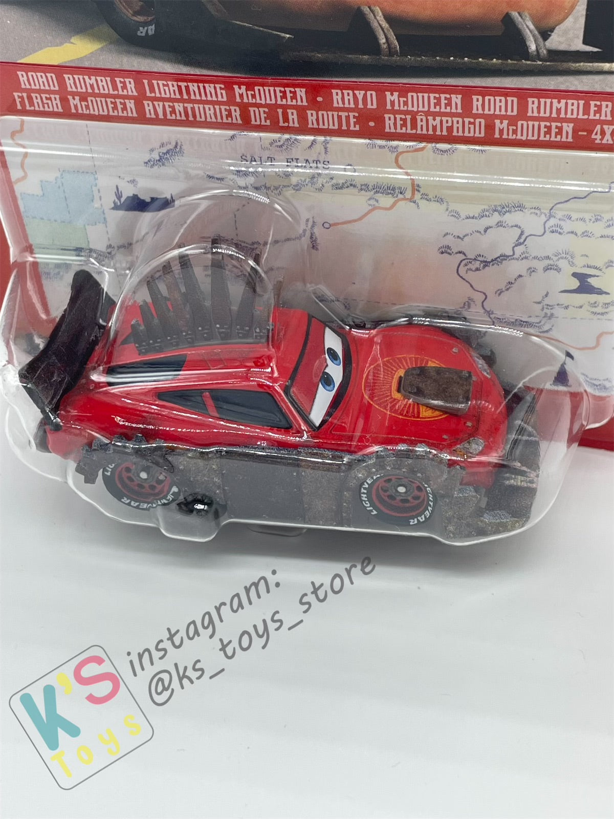 Disney Pixar Cars by MATTEL, ROAD RUMBLER LIGHTNING MCQUEEN - 2023 NEW RELEASE - BNIP