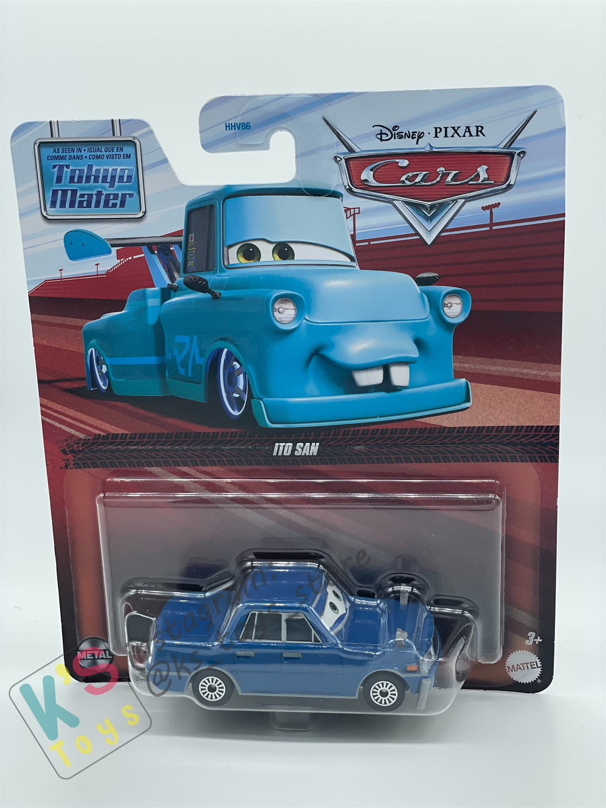 DISNEY PIXAR CARS BY MATTEL, ITO-SAN - 2023 RE-RELEASED - BNIP