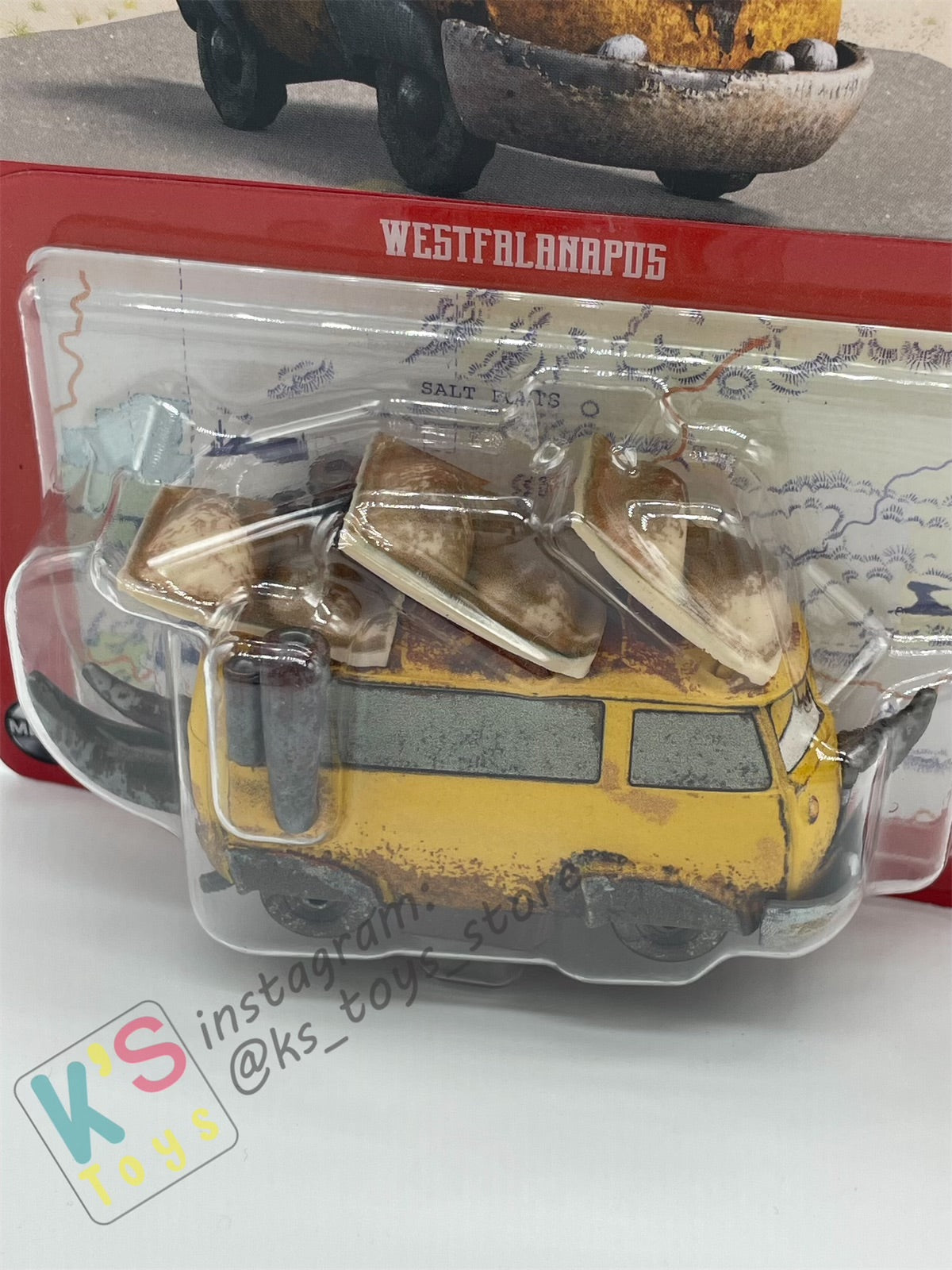 DISNEY PIXAR CARS BY MATTEL - "WESTFALANAPUS"  CARS ON THE ROAD SERIES - 2023  NEW RELEASE - BNIP