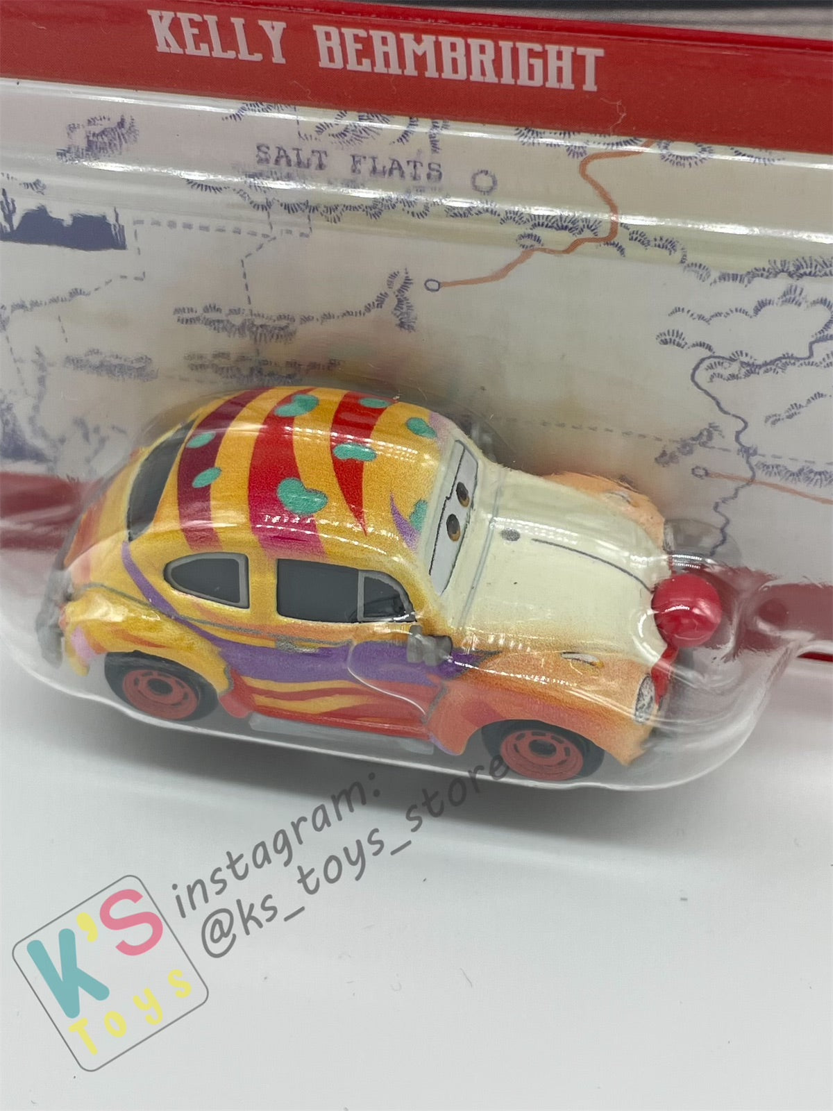 Disney Pixar Cars by MATTEL,  KELLY BEAMBRIGHT - CARS ON THE ROAD "SHOW TIME" - 2024 NEW RELEASE - BNIP