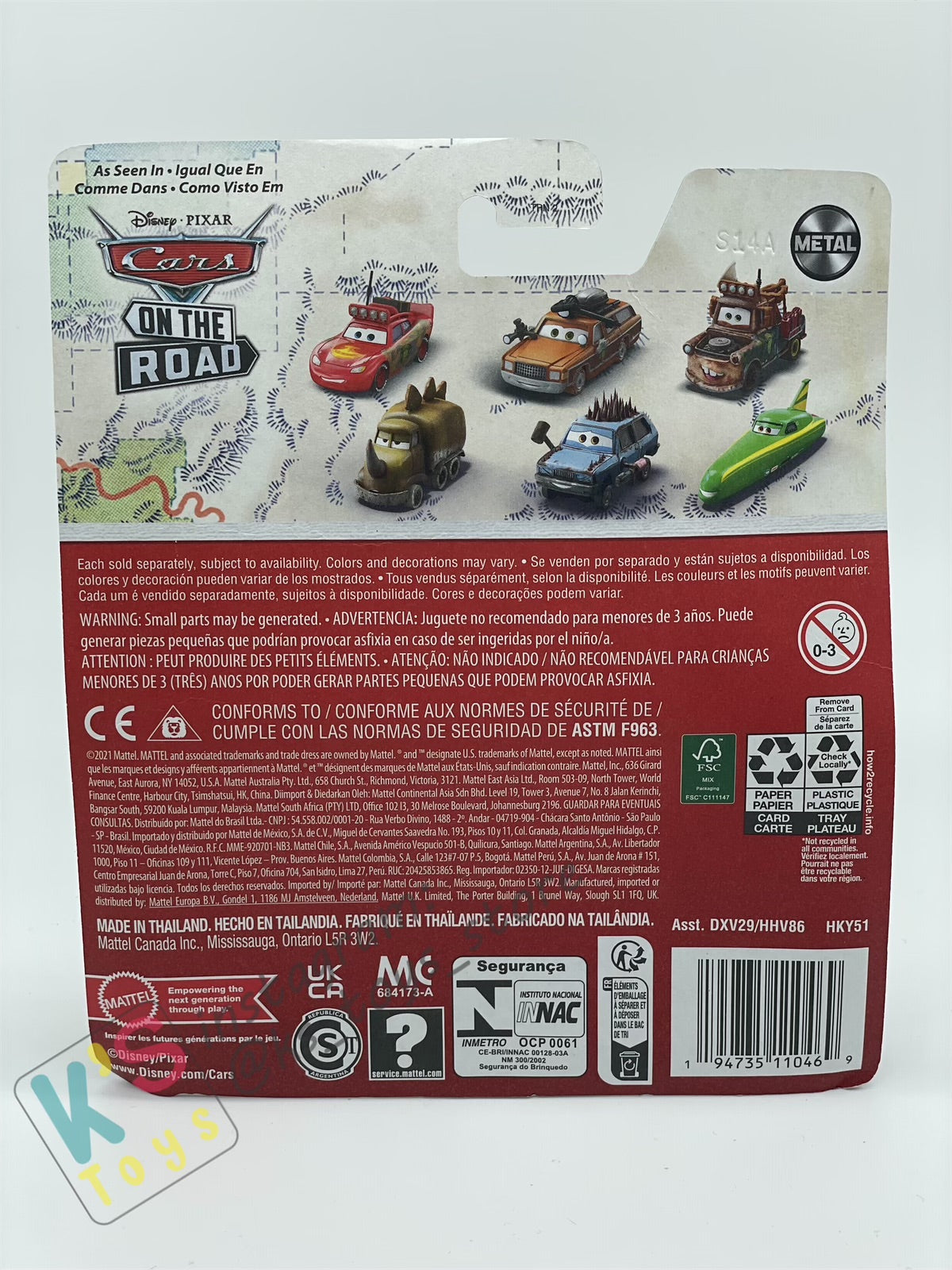 DISNEY PIXAR CARS BY MATTEL - "MATEO" CARS ON THE ROAD 2023 NEW RELEASE - BNIP