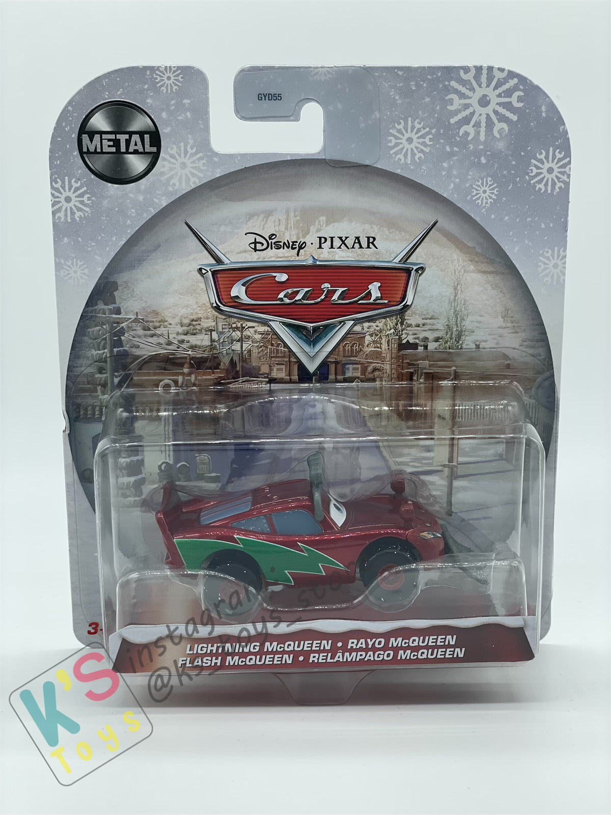 Winter Series LIGHTING McQUEEN Die Cast 1:55 (Disney Pixar Cars)